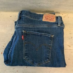 Levi’s Women’s 311 Shaping Skinny Blue Jeans Dark Wash Good Condition